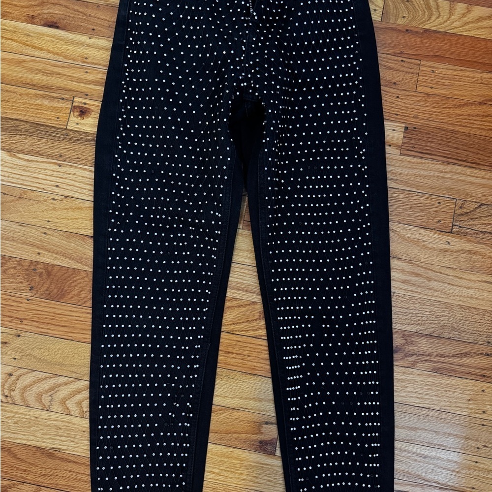 Stylish Black Studded Pants